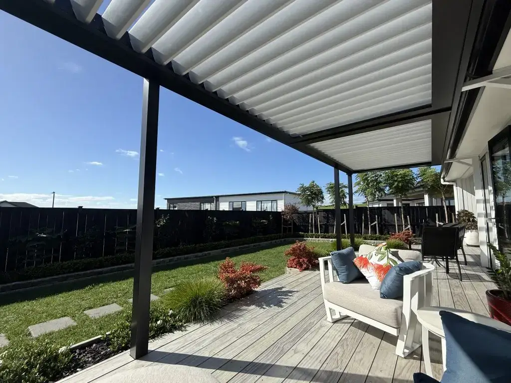 pergolas roof sitting area work done by vos